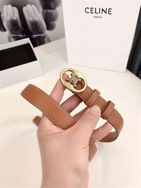 celine brown triomphe belt|celine triomphe belt review.